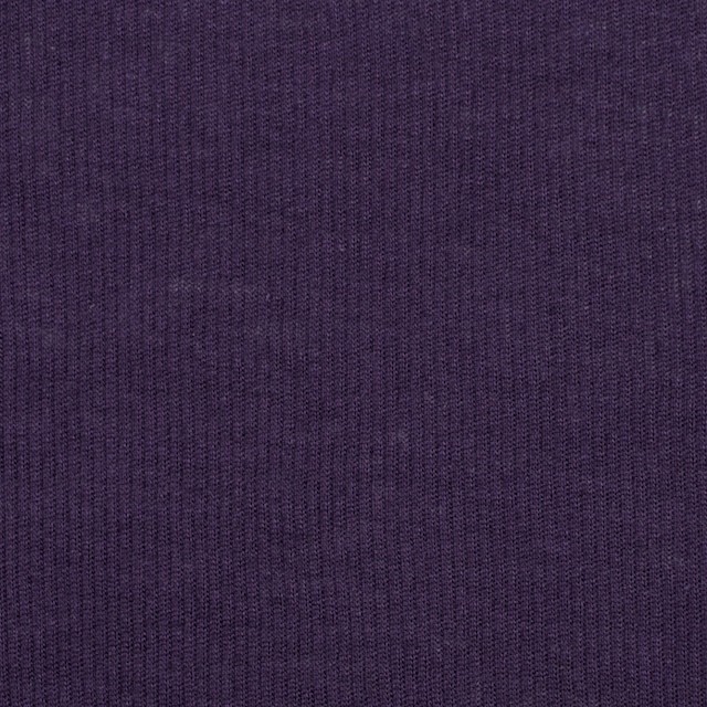 コットン×無地(パープル)×フライスニット_全3色 イメージ1