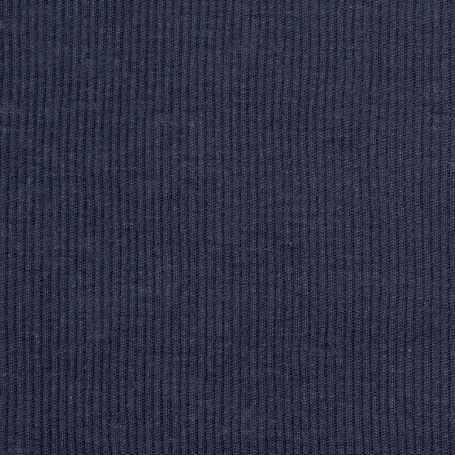 コットン×無地(ダークネイビー)×フライスニット_全3色 イメージ1