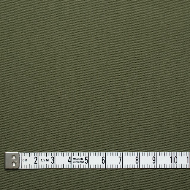 コットン×無地(カーキグリーン)×ギャバジン_全3色 イメージ4