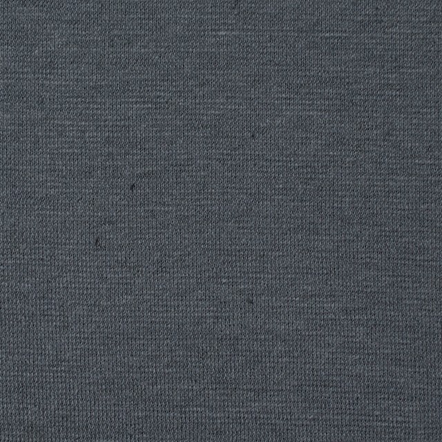 コットン&リネン×無地(スチールグレー)×天竺ニット_全4色 イメージ1