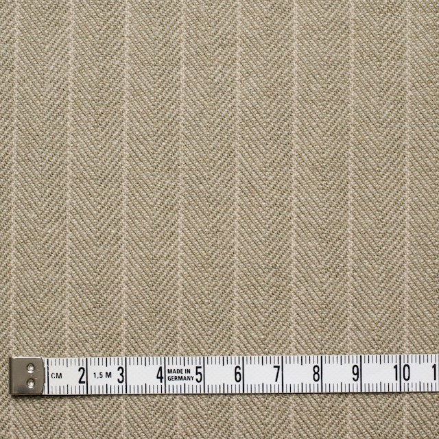 コットン&ウール混×ストライプ(カーキベージュ)×ヘリンボーン イメージ4
