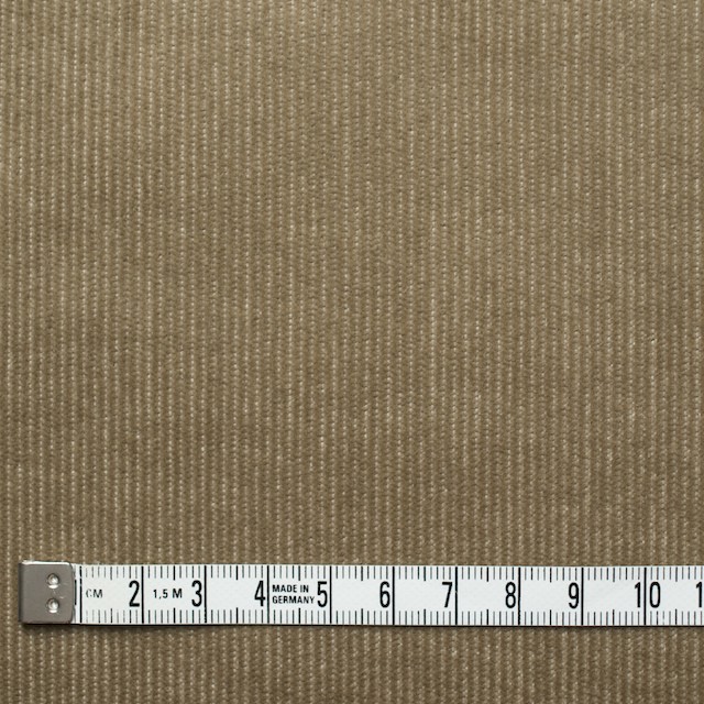 コットン&ポリエステル混×無地(カーキベージュ)×細コーデュロイ・ストレッチ_全3色 イメージ4
