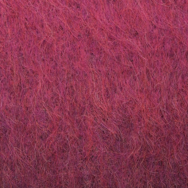 ウール×グラデーション(ストロベリーレッド&ネイビー)×シャギー イメージ1