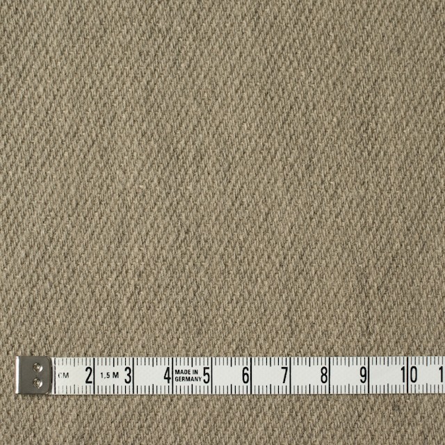 ウール&コットン×無地(カーキベージュ)×厚ビエラ_全2色 イメージ4