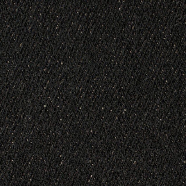 ウール&コットン×無地(ブラック)×厚ビエラ_全2色 イメージ1