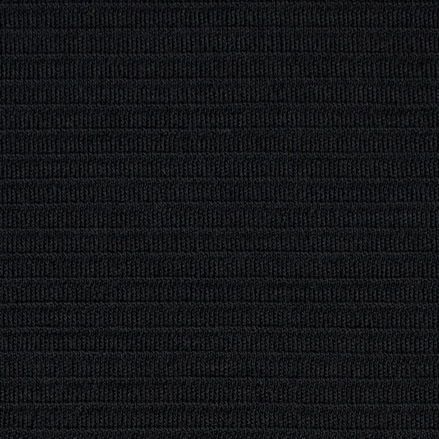 ウール×無地(ブラック)×Wニット イメージ1
