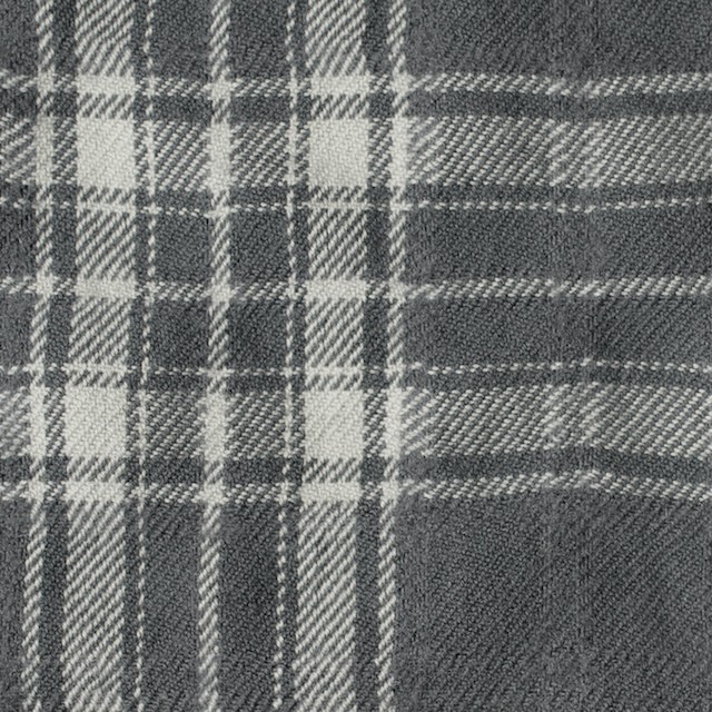 コットン&ウール×チェック(グレー)×ビエラワッシャー_全2色 イメージ1
