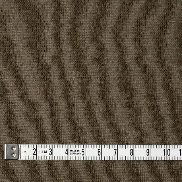 コットン×無地(オリーブグリーン)×天竺ニット_全5色 イメージ4