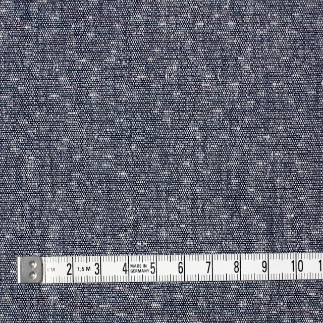 コットン×無地(ネイビー)×スラブダンガリー イメージ4