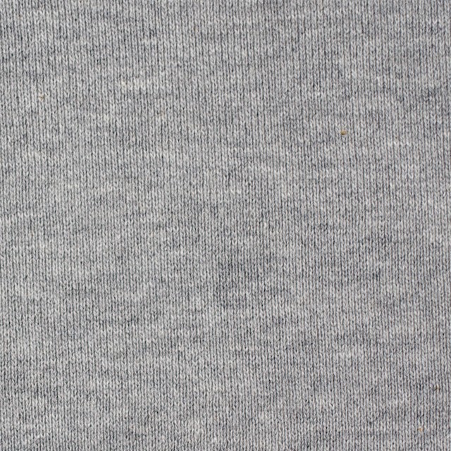 コットン×無地(グレー)×裏毛ニット_全2色 イメージ1