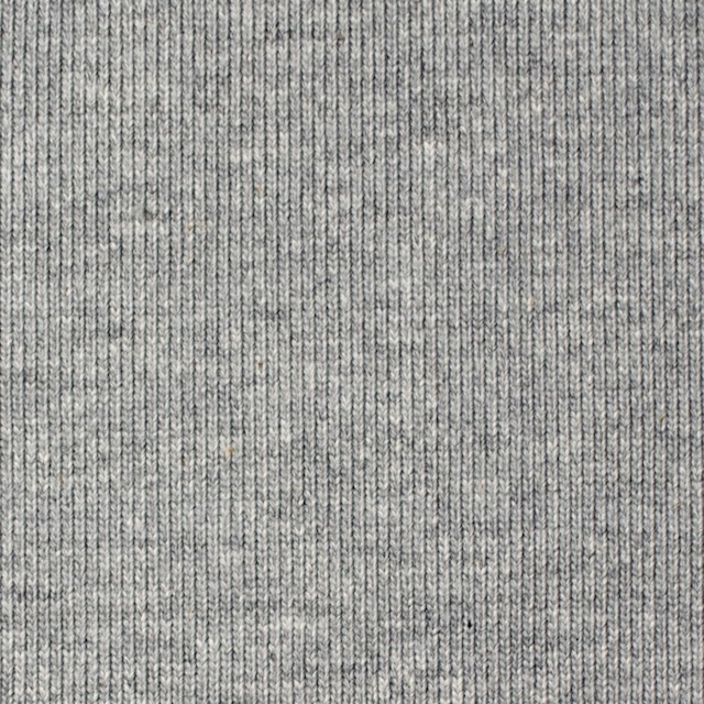 コットン×無地(グレー)×裏毛ニット イメージ1
