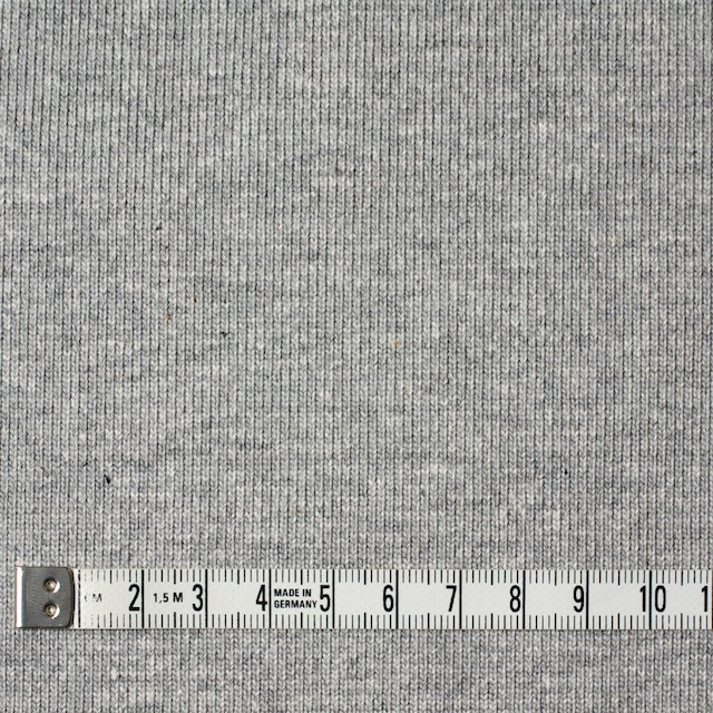 コットン×無地(グレー)×裏毛ニット イメージ4