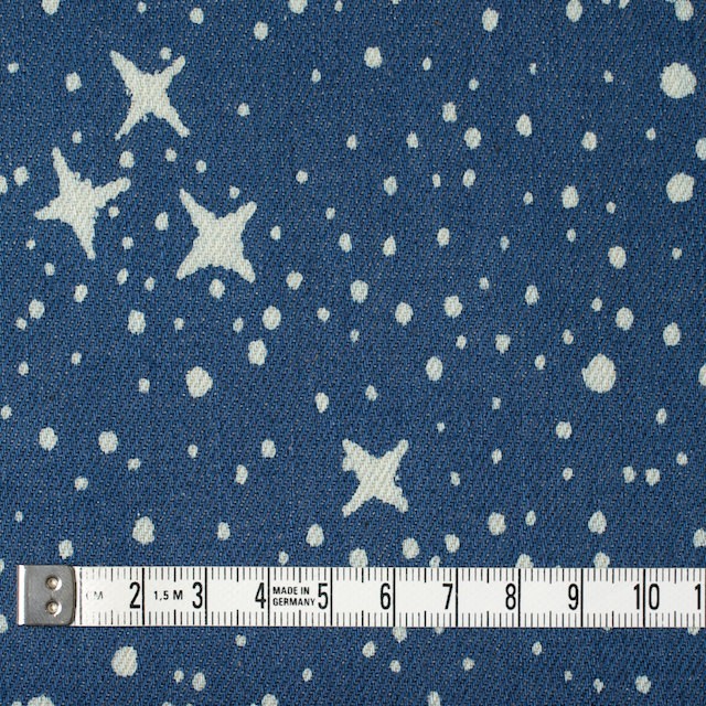 コットン&ポリウレタン×スター(ウインターブルー)×カツラギストレッチ_全2色 イメージ4