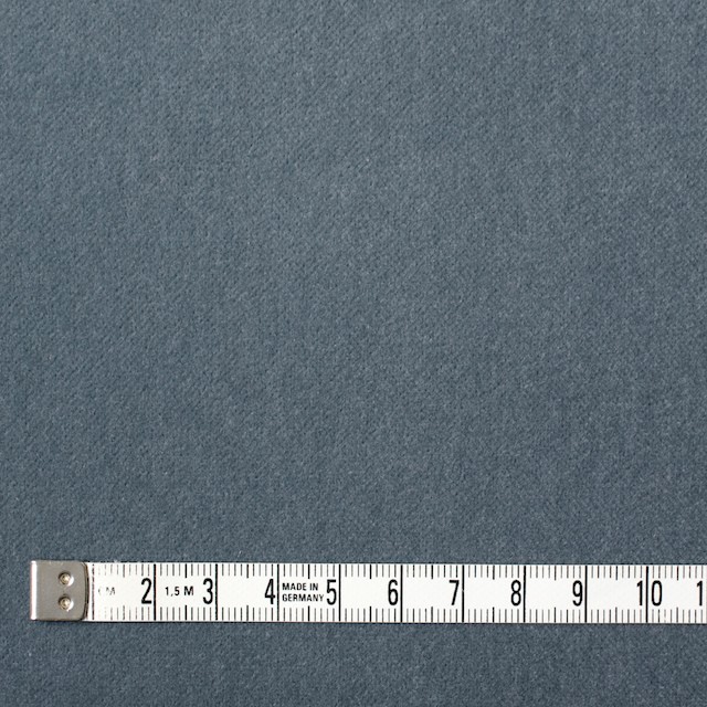 コットン×無地(ブルーグレー)×ベルベット_全9色 イメージ4