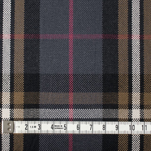 コットン×チェック(モカ&ブルーグレー)×キャンバス_全4柄 イメージ4
