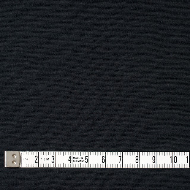 コットン×無地(ブラック)×天竺ニット_全10色 イメージ4