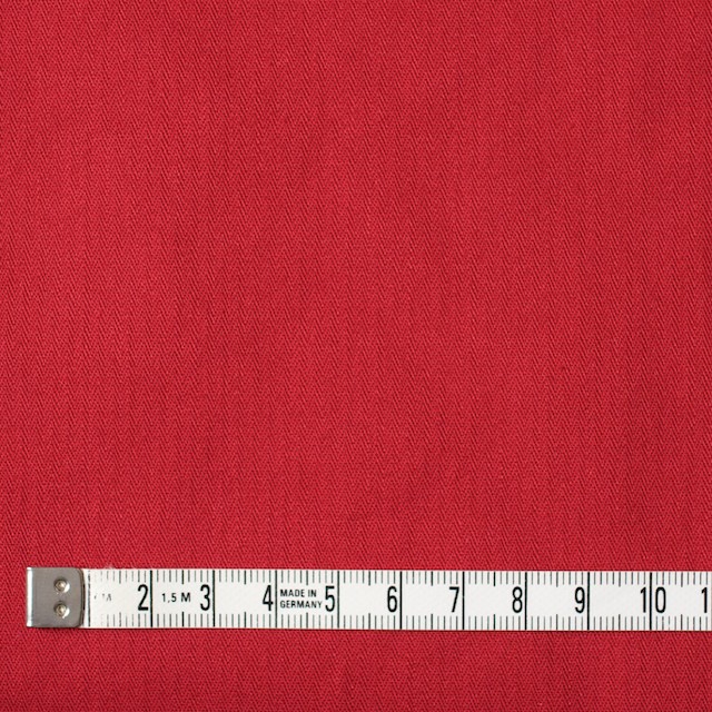 コットン×無地(レッド)×ヘリンボーンワッシャー_全3色 イメージ4