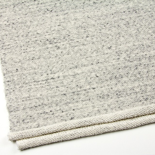 コットン×無地(杢グレー)×裏毛ニット_全2色 イメージ2