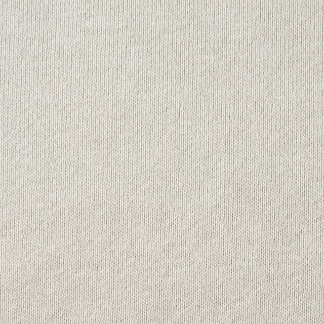 コットン×無地(アイスグレー)×裏毛ニット イメージ1