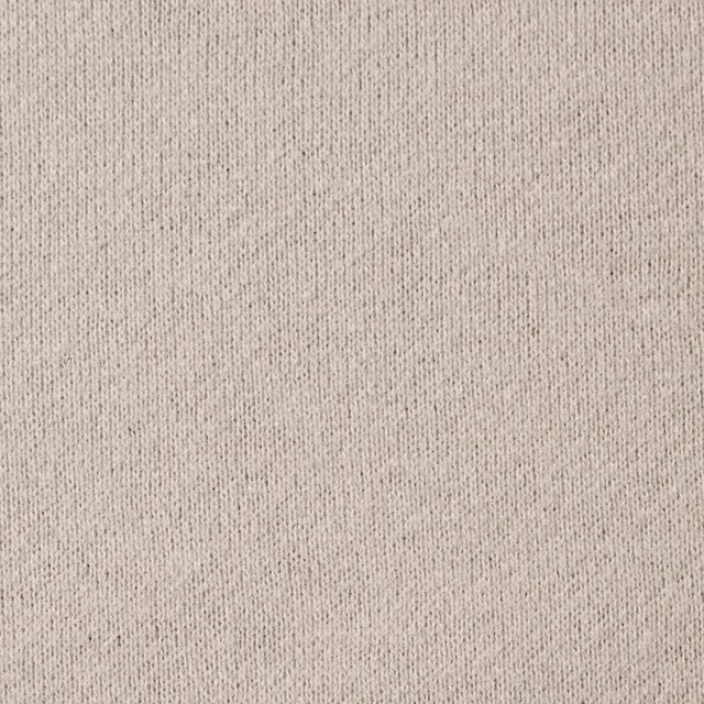 コットン×無地(スモーキーベージュ)×裏毛ニット イメージ1