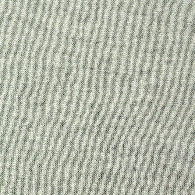 コットン×無地(アイスグリーン)×裏毛ニット イメージ1