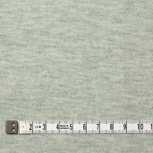 コットン×無地(アイスグリーン)×裏毛ニット イメージ4