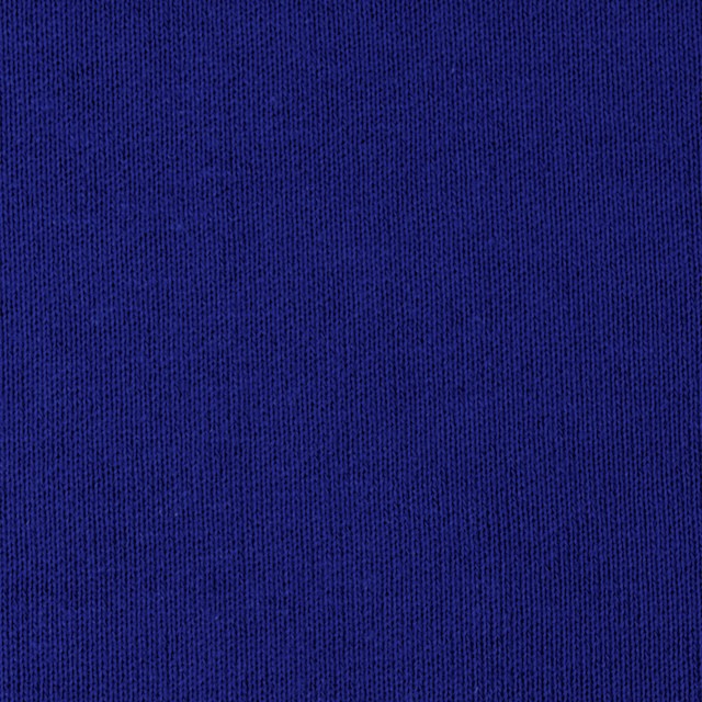 コットン×無地(ロイヤルブルー)×裏毛ニット イメージ1