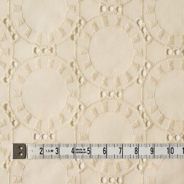 コットン×オーバル(カスタードクリーム)×ローン刺繍_全10色 イメージ4