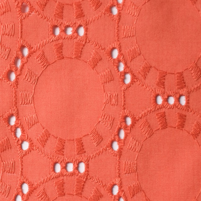 コットン×オーバル(バレンシア)×ローン刺繍_全10色 イメージ1