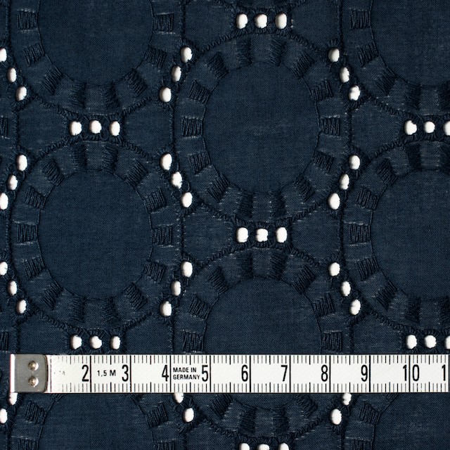 コットン×オーバル(アイアンネイビー)×ローン刺繍_全10色 イメージ4