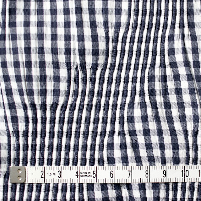 コットン&ナイロン混×チェック(ネイビー)×タテタック_全2色 イメージ4