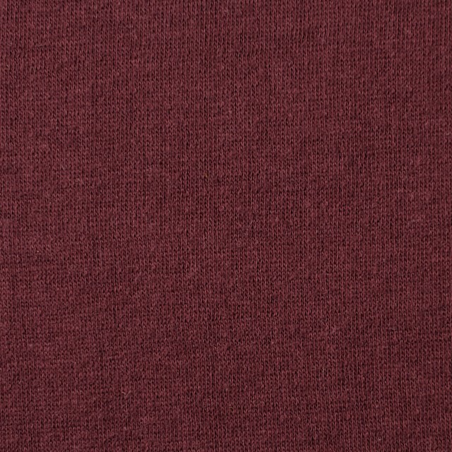 コットン×無地(エンジ)×Wニット_全6色(シリーズ1) イメージ1