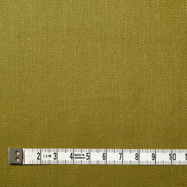 リネン&コットン混×無地(アボカド)×サージストレッチ_全4色 イメージ4