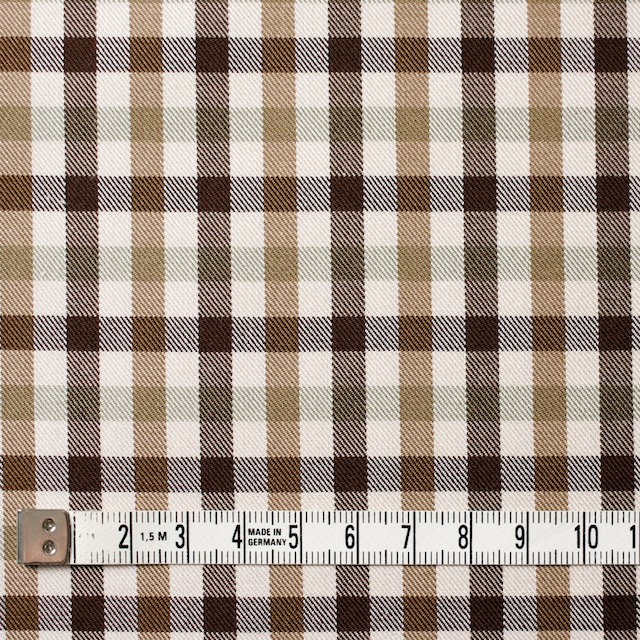 コットン×チェック(ブラウンミックス)×サージ_全3色 イメージ4