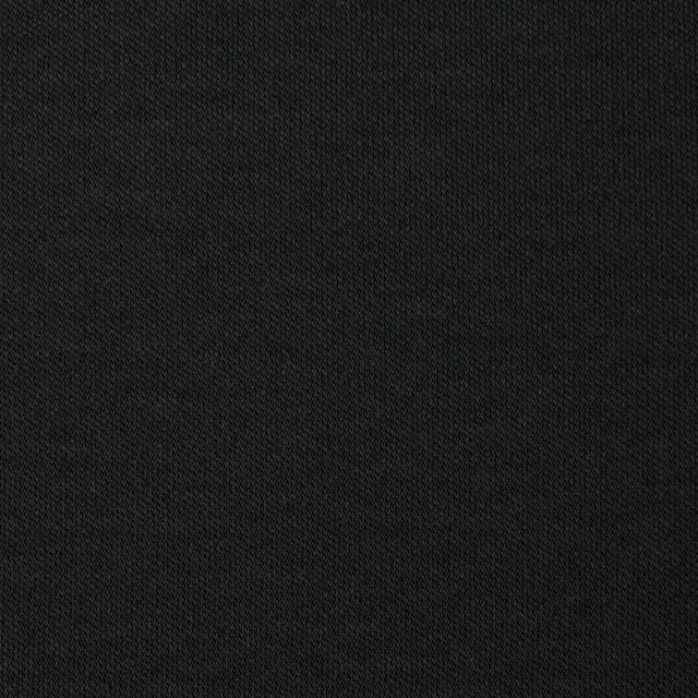 コットン×無地(ブラック)×スムースニット イメージ1