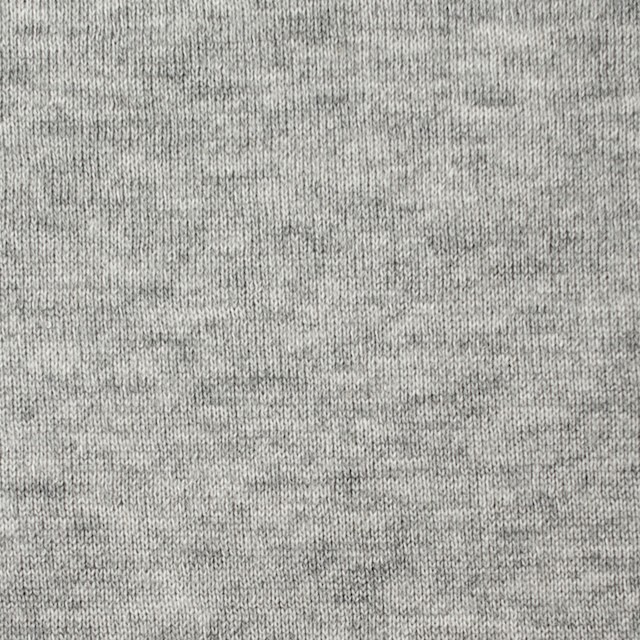 コットン×無地(グレー)×裏毛ニット イメージ1
