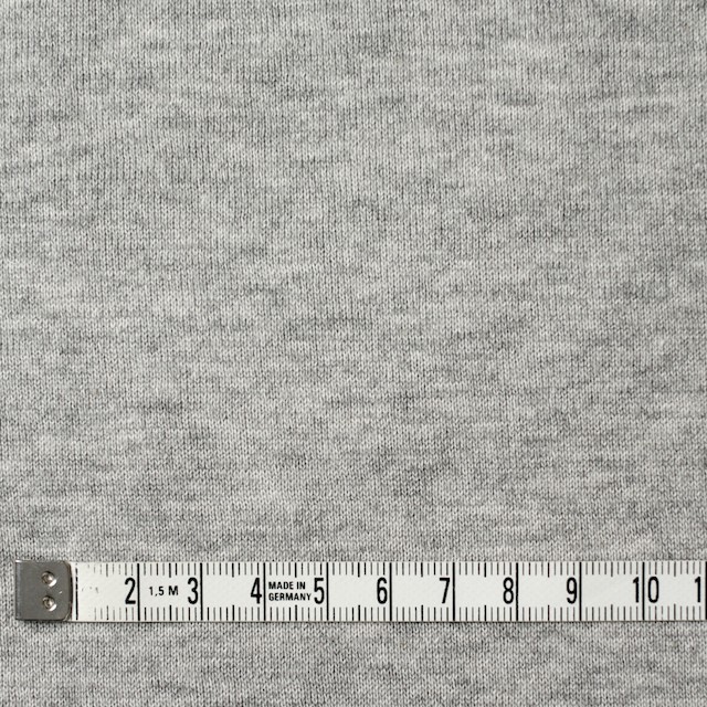 コットン×無地(グレー)×裏毛ニット イメージ4