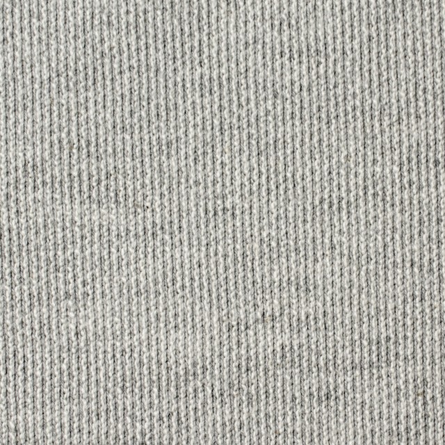 コットン×無地(グレー)×裏毛ニット イメージ1