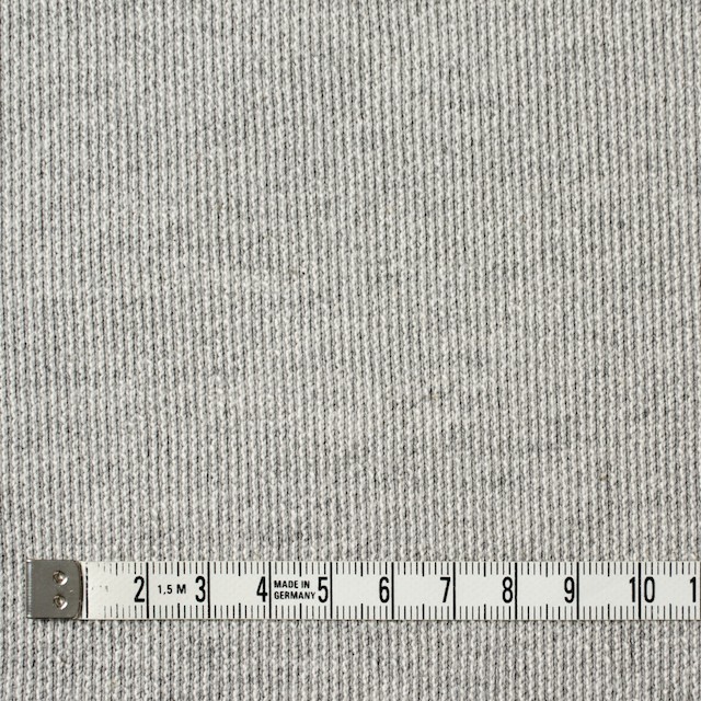 コットン×無地(グレー)×裏毛ニット イメージ4