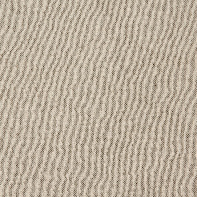 コットン×無地(グレイッシュベージュ)×裏毛ニット イメージ1