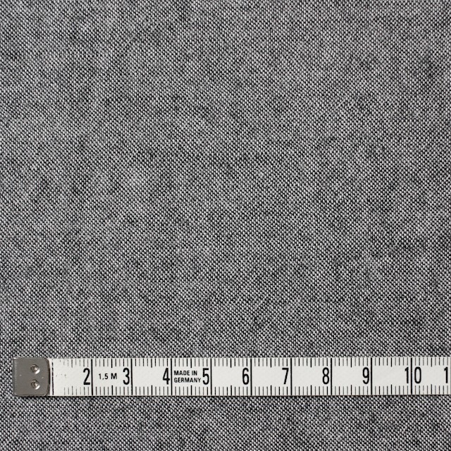 ウール&コットン×無地(チャコールグレー)×起毛シャンブレー_全3色 イメージ4