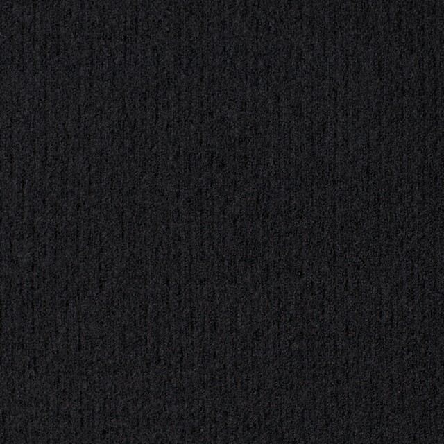 ウール×無地(ブラック)×圧縮リブニット_全8色 イメージ1
