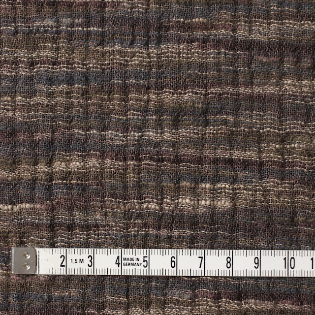 コットン&ポリエステル×ミックス(ブラウン)×Wガーゼ_全2色 イメージ4