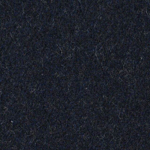 ウール×無地(ダークネイビー)×メルトン イメージ1