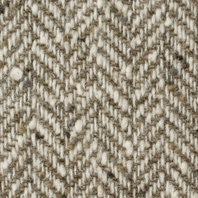 ウール×ミックス(カーキ)×ヘリンボーン イメージ1