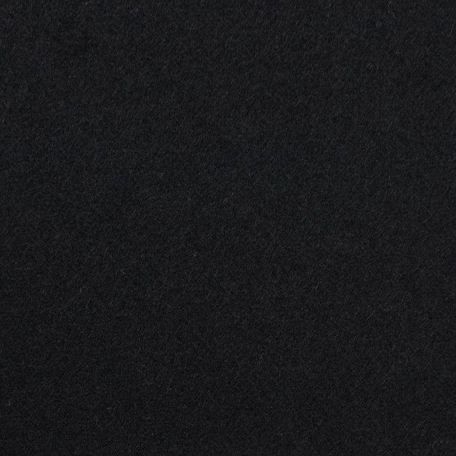 ウール×無地(ブラック)×フラノ(フランネル) イメージ1
