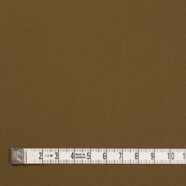 コットン×無地(カーキブラウン)×サテン_全8色 イメージ4