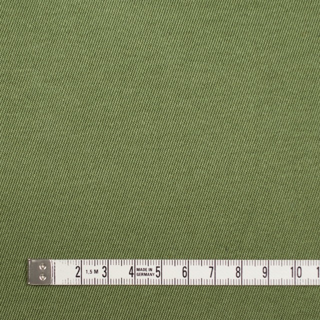 コットン&ナイロン×無地(カーキグリーン)×チノクロスワッシャー(裏面迷彩プリント) イメージ4