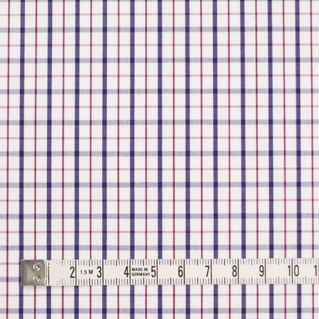 コットン×チェック(トリコロール)×サージ_イングランド製 イメージ4
