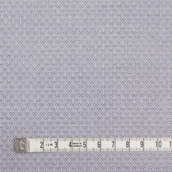 コットン 幾何学模様 シルバーグレー ドビー織 イタリア製 Fab Fabric Sewing Studio 布地のオンライン通販とソーイングスクール
